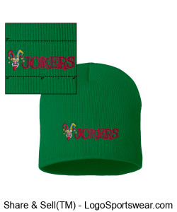 UNISEX Sportsman 8 Inch Knit Beanie Design Zoom