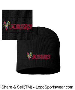 UNISEX Sportsman 8 Inch Knit Beanie Design Zoom