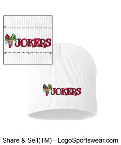 UNISEX Sportsman 8 Inch Knit Beanie Design Zoom