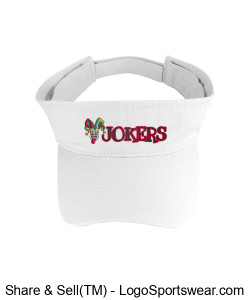 UNISEX Apollo Washed Cotton Twill Visor Design Zoom